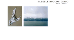 Desktop Screenshot of isabelleboccongibod.com